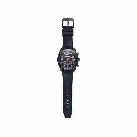 фото 2 Красиві дрібниці (подарунки мотоциклісту) Годинник Alpinestars Tech Watch Chrono Leather Strap Black-Red