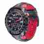 фото 1 Красиві дрібниці (подарунки мотоциклісту) Годинник Alpinestars Tech Watch Chrono Leather Strap Black-Red