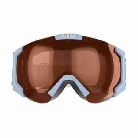 фото 2 Гірськолижні і сноубордические маски Гірськолижна маска Bliz Carver SmallFace 8 Light Blue With Orange Lens