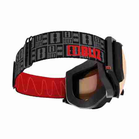фото 3 Гірськолижні і сноубордические маски Гірськолижна маска Bliz Carver XT Matt Black With Smoke Red Multi and Orange Lenses