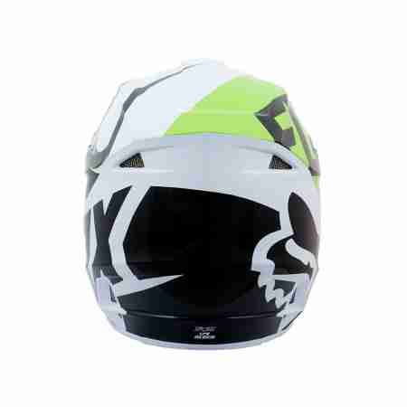 фото 2 Мотошлемы Мотошлем Fox V1 Sayak Helmet Ece White-Black-Green L