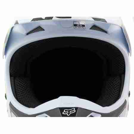 фото 5 Мотошлемы Мотошлем Fox V1 Sayak Helmet Ece White-Black-Green L