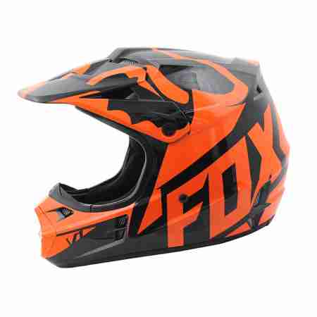 фото 4 Мотошлемы Мотошлем Fox V1 Race Helmet Ece Orange 2XL