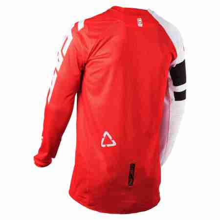 фото 4 Кросовий одяг Мотоджерсі Leatt Jersey GPX 4.5 X-Flow Red-White M