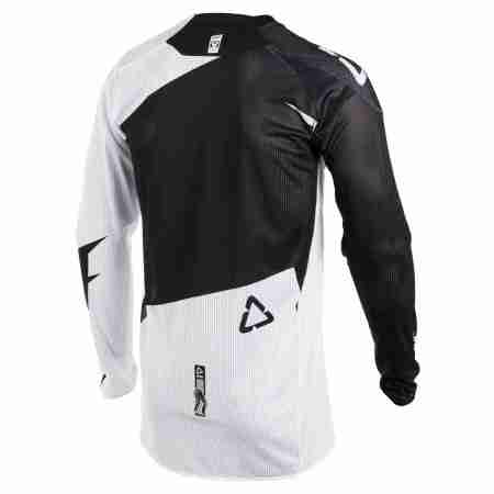 фото 4 Кросовий одяг Мотоджерсі Leatt Jersey GPX 4.5 X-Flow White-Black L