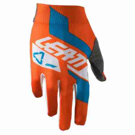 фото 1 Мотоперчатки Мотоперчатки детские Leatt Glove GPX 1.5 Junior Orange-Denim M (6)