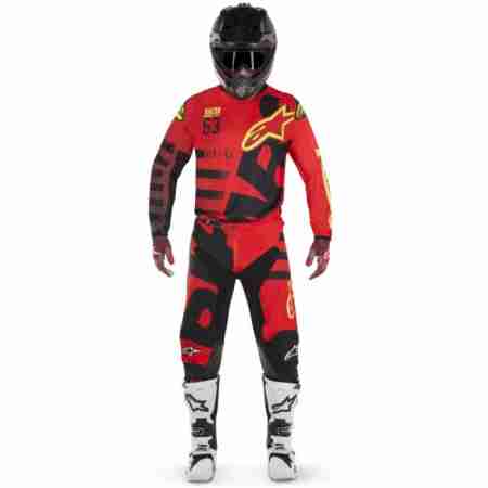 фото 4 Кроссовая одежда Мотоджерси Alpinestars Racer Braap Red-Black-Yell Fluo L (34)