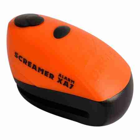 фото 1 Мотозамки Мотозамок Oxford Screamer XA7 Alarm Disc Lock Orange-Matt Black