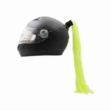 фото 2 Красивые мелочи (подарки мотоциклисту) Хвост для шлема Motostyle Yellow-Black