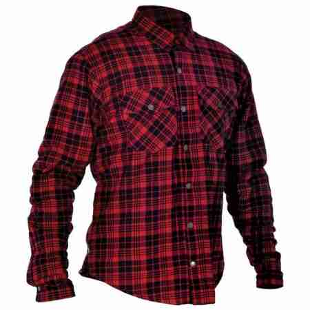 фото 1  Рубашка Oxford Kickback Shirt Checker Red-Black S