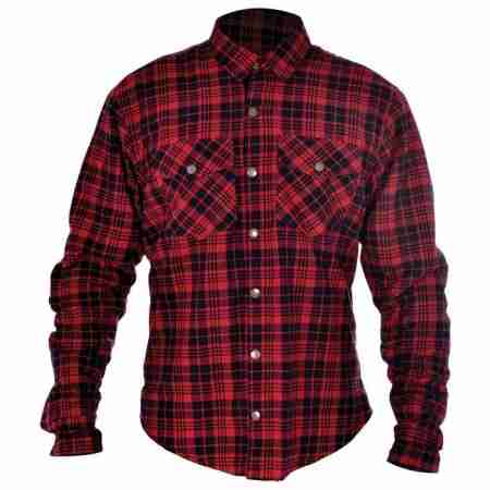 фото 2  Рубашка Oxford Kickback Shirt Checker Red-Black S