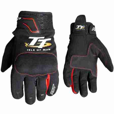 фото 1 Мотоперчатки Мотоперчатки RST IOM TT 2239 Team CE Glove Black-Red L (10)