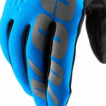 фото 3 Мотоперчатки Мотоперчатки 100% Hydromatic Brisker Glove Blue L