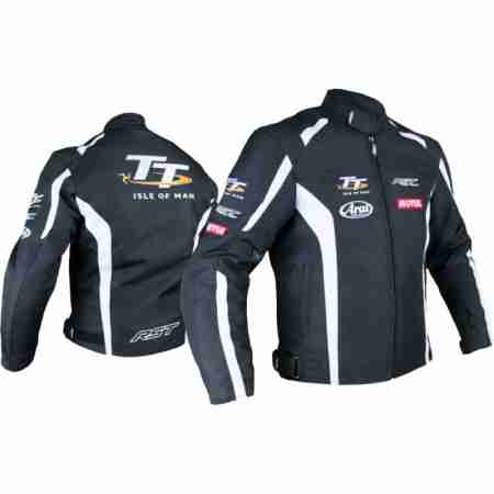 фото 1 Мотокуртки Мотокуртка RST IOM TT Team CE Textile Jacket Black-White 50