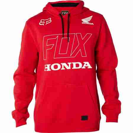 фото 1 Повсякденний одяг і взуття Мототолстовка Fox Honda Pullover Fleece Dark Red M