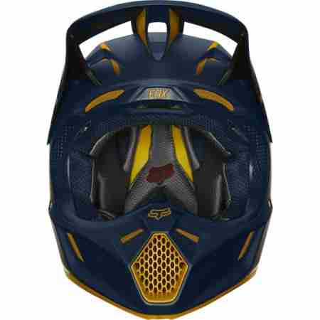 фото 5 Мотошлемы Мотошлем Fox V3 Kila Helmet ECE Navy-Yellow L