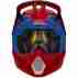 фото 5 Мотошоломи Мотошолом Fox V3 Kila Helmet ECE Blue-Red XL