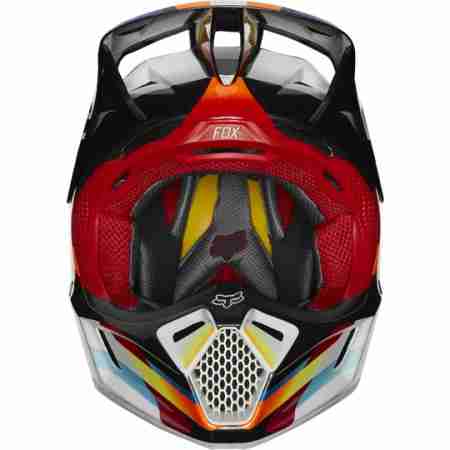 фото 5 Мотошлемы Мотошлем Fox V3 Motif Helmet ECE Red-Yellow XL