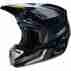 фото 2 Мотошлемы Мотошлем Fox V3 Motif Helmet ECE Blue-Silver M