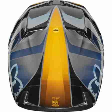фото 5 Мотошлемы Мотошлем Fox V3 Motif Helmet ECE Blue-Silver M