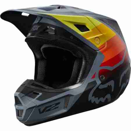 фото 5 Мотошлемы Мотошлем Fox V2 Murc Helmet ECE Blue Steel M