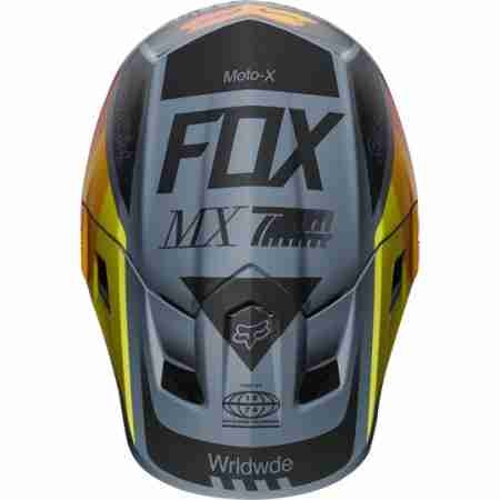 фото 2 Мотошлемы Мотошлем Fox V2 Murc Helmet ECE Blue Steel M