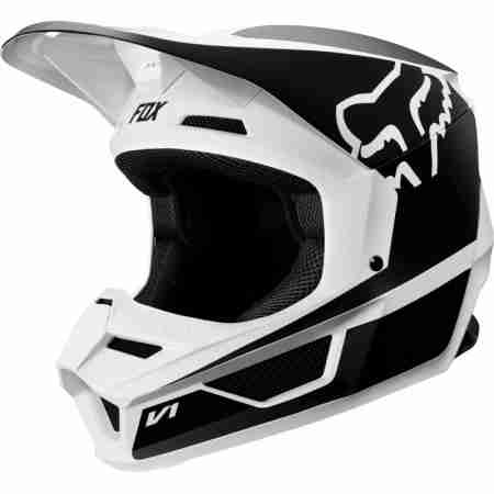 фото 1 Мотошоломи Мотошолом Fox V1 Przm Helmet Black-White XL