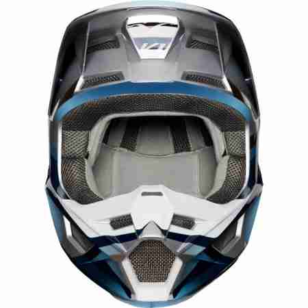 фото 2 Мотошлемы Мотошлем Fox V1 Motif Helmet Blue-Grey L
