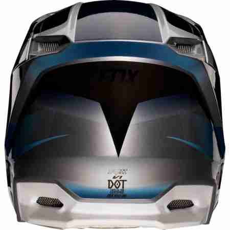 фото 4 Мотошлемы Мотошлем Fox V1 Motif Helmet Blue-Grey L