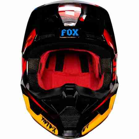 фото 2 Мотошоломи Мотошолом Fox V1 Czar Helmet Black-Yellow S