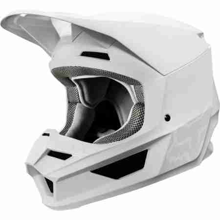 фото 1 Мотошоломи Мотошолом Fox V1 Matte Helmet White L
