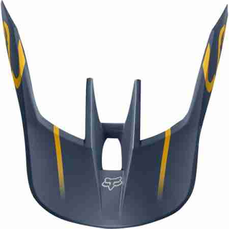 фото 1 Запчасти для шлема Козырек для мотошлема Fox MX19 V3 Helmet Visor - Kila Navy-Yellow S-M