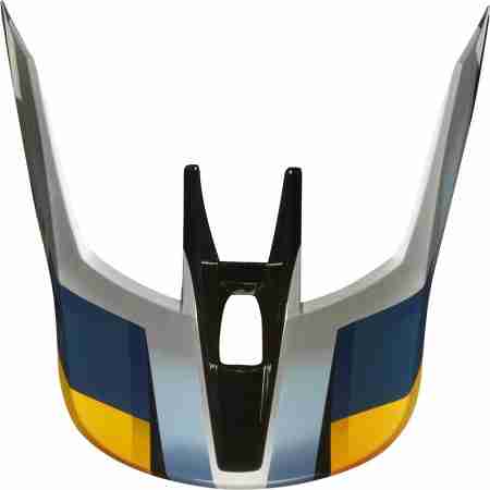 фото 1 Запчастини для шолома Козирок для мотошолому Fox MX19 V3 Helmet Visor - Motif Blue-Silver L-XL