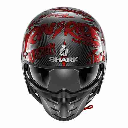 фото 3 Мотошоломи Мотошолом Shark S-Drak Carbon Freestyle Cup Black-Red L