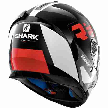 фото 3 Мотошлемы Мотошлем Shark Spartan Apics Black-Red-White M
