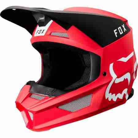 фото 1 Мотошоломи Мотошолом Fox V1 Mata Helmet Cardinal S