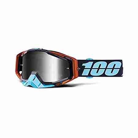 фото 2 Кросові маски і окуляри Мотоокуляри 100% Racecraft Goggle Ergono - Mirror Silver Lens