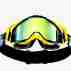 фото 2 Кроссовые маски и очки Мото очки 100% RACECRAFT Goggle Bibal/Navy - Mirror Gold Lens