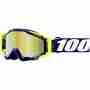 фото 1 Кросові маски і окуляри Мотоокуляри 100% Racecraft Goggle Bibal/Navy - Mirror Gold Lens