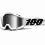 фото 1 Кроссовые маски и очки Мото очки 100% ACCURI Goggle Galactica - Mirror Silver Lens