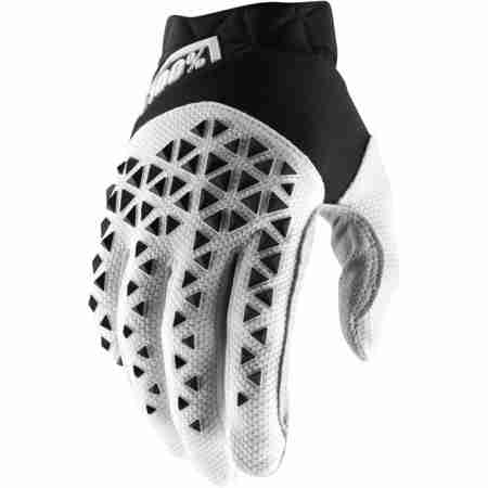 фото 1 Мотоперчатки Мотоперчатки 100% Airmatic Glove Black-White-Silver XL (11)