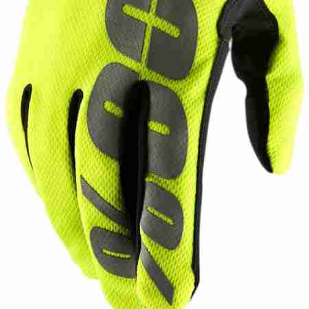 фото 3 Мотоперчатки Мотоперчатки 100% Hydromatic Waterproof Glove Neon Yellow S (8)