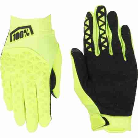 фото 2 Мотоперчатки Мотоперчатки 100% Airmatic Glove Fluo Yellow-Black S (8)