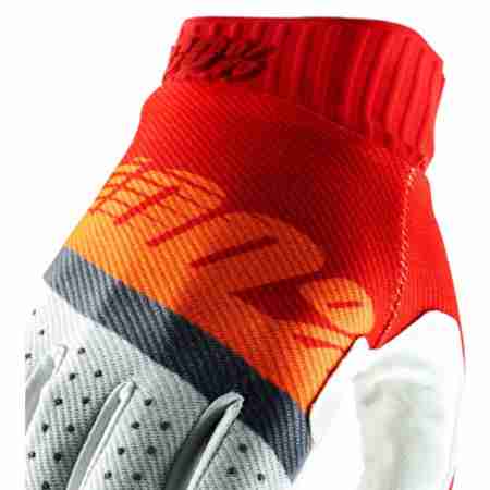 фото 2 Моторукавички Моторукавички 100% Ridefit Glove Red-Fluo Orange-Slate Blue L (10)