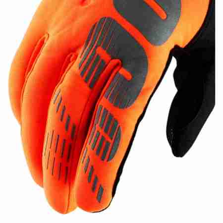 фото 4 Мотоперчатки Мотоперчатки 100% Brisker Cold Weather Fluo Orange-Black 2XL (12)