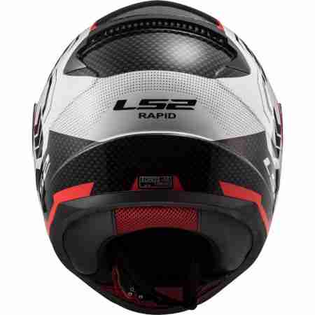 фото 6 Мотошлемы Мотошлем LS2 FF353 Rapid Ghost White-Black-Red S