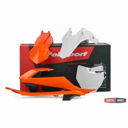 фото 1 Заміна пластика на кросові мотоцикли Комплект пластика Polisport Enduro Complete Kit for KTM EXC/EXC-F Orange OEM