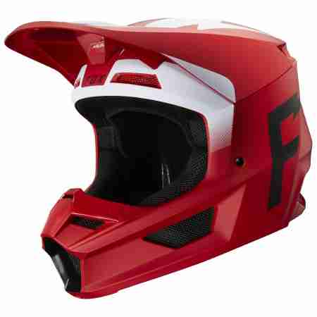 фото 1 Мотошлемы Мотошлем Fox V1 Werd Helmet Flame Red L