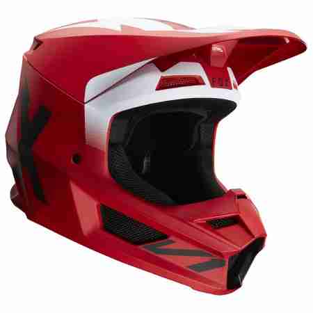фото 3 Мотошлемы Мотошлем Fox V1 Werd Helmet Flame Red L