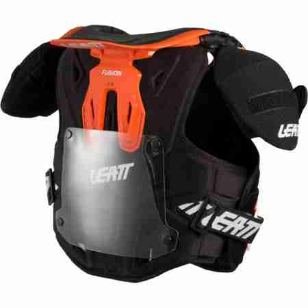 фото 6 Моточерепахи Моточерепаха с защитой шеи детская Leatt Fusion Vest 2.0 Junior Orange 2XL (2018)